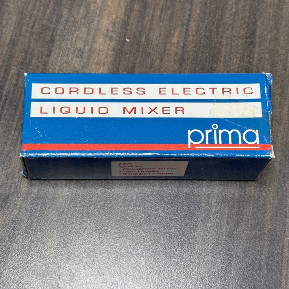 Prima Cordless Electric Liquid Mixer Juices Powdered Mixes New in Box‎